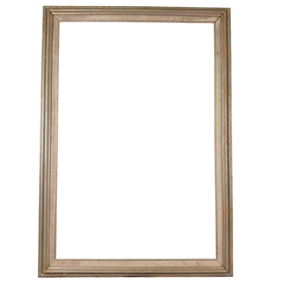 Vintage Ornate Wood Picture Frame Large 36x24 Distressed Gold Gallery Art Decor